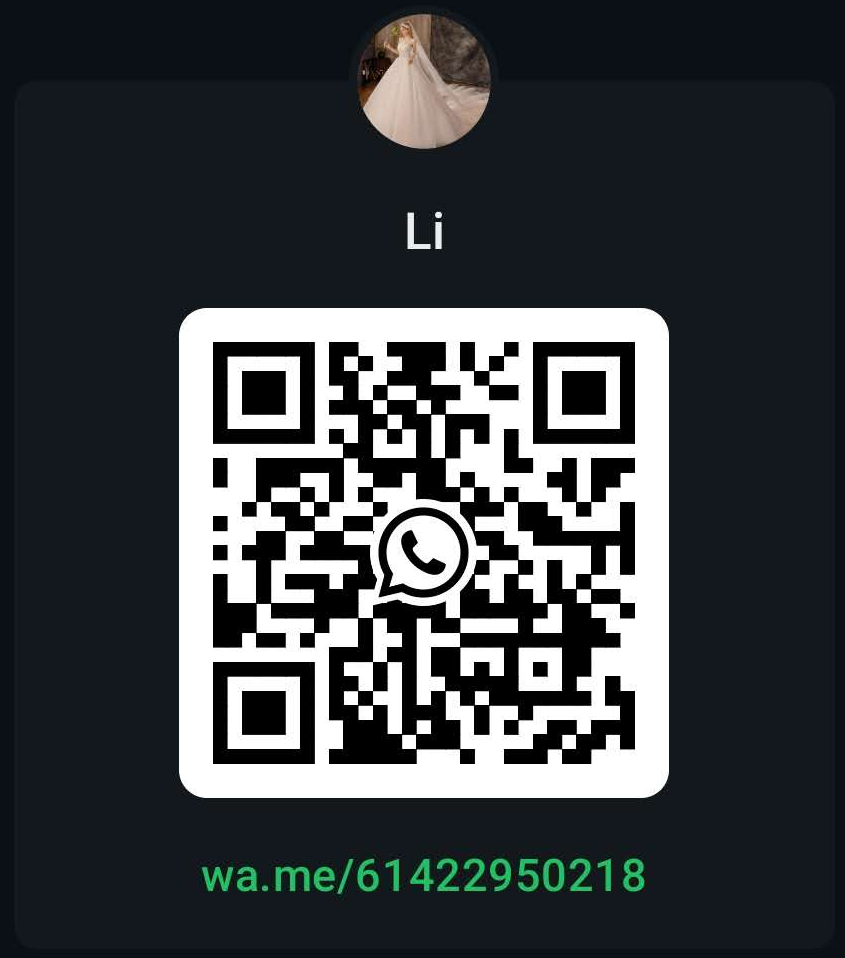 WhatsApp QR code for +61 422 950 218